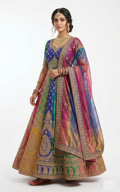 Anarkali Frock Stitching Gurgaon – Designer Anarkali dress tailoring