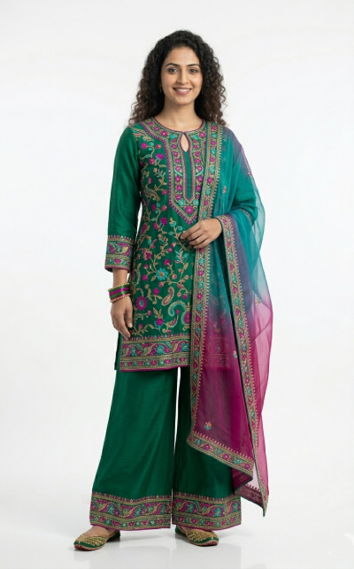 Palazzo Suit Stitching Gurgaon – Palazzo ethnic wear tailoring