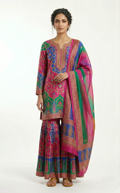Sharara Set Stitching Gurgaon – Designer sharara tailoring